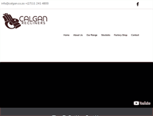 Tablet Screenshot of calgan.co.za